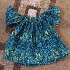 Africa print blouse baby